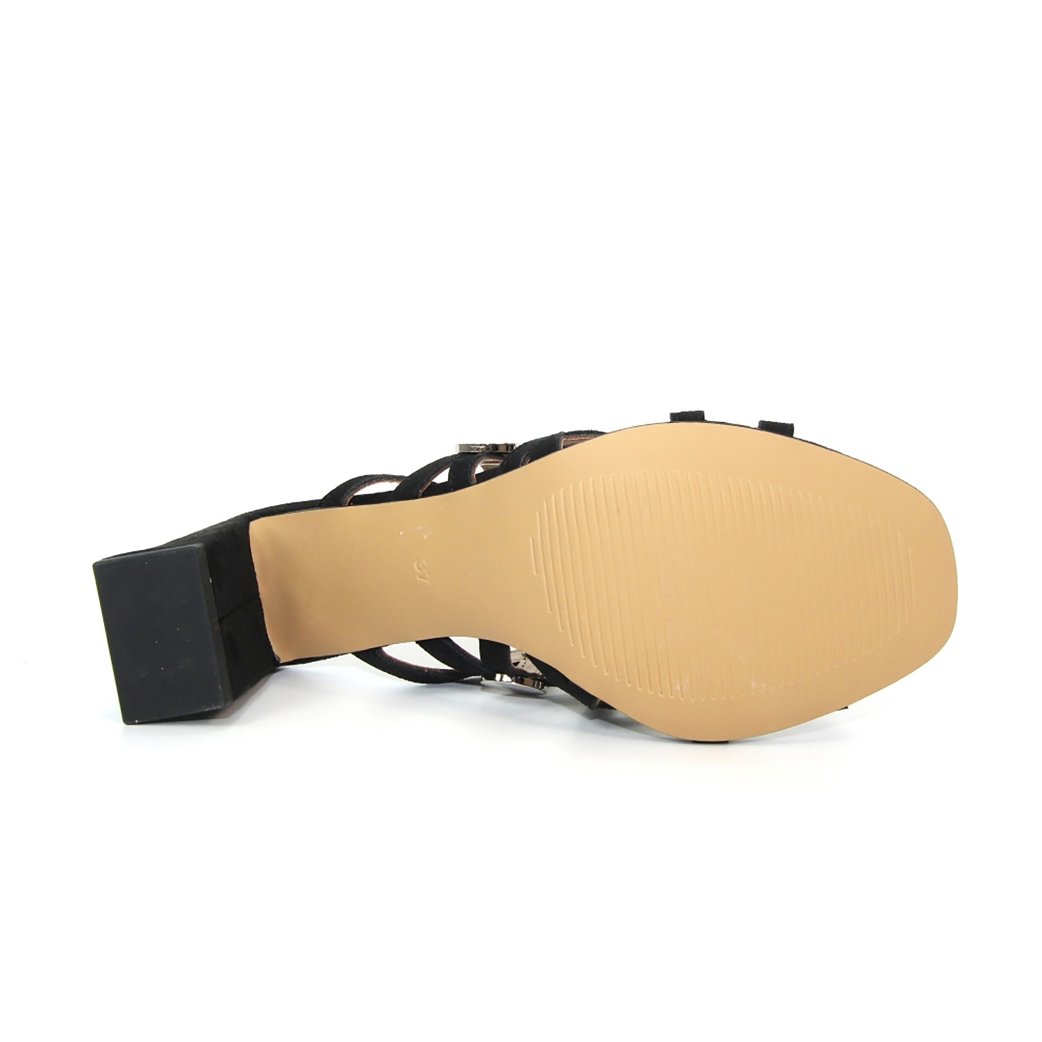 LUNAR SHOES Monserrat Heeled Mule Sandal in Black 4 monserrat heeled mule sandal p4001 244436 image
