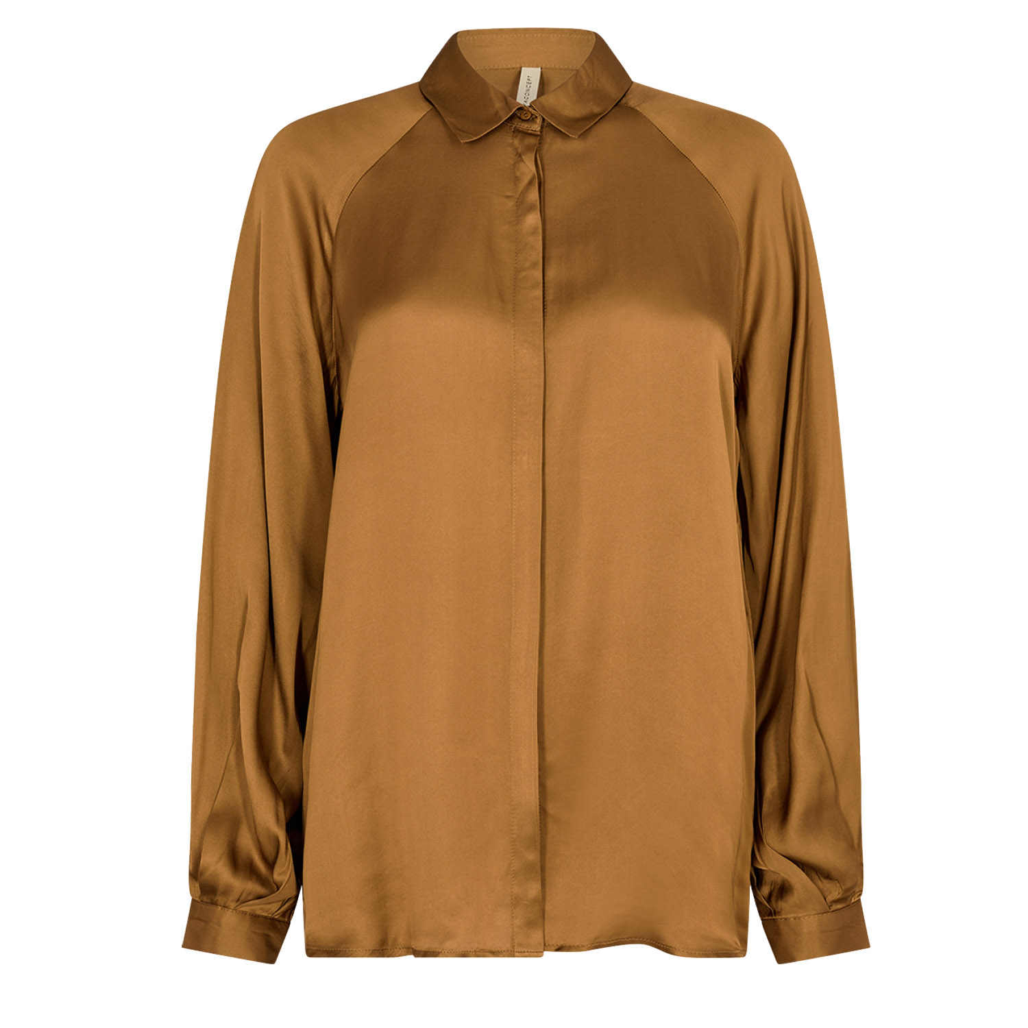 SOYACONCEPT Gerd 2 Shirt in Shiny Brown 1 SOYACONCEPTS F 2022 8525 18228