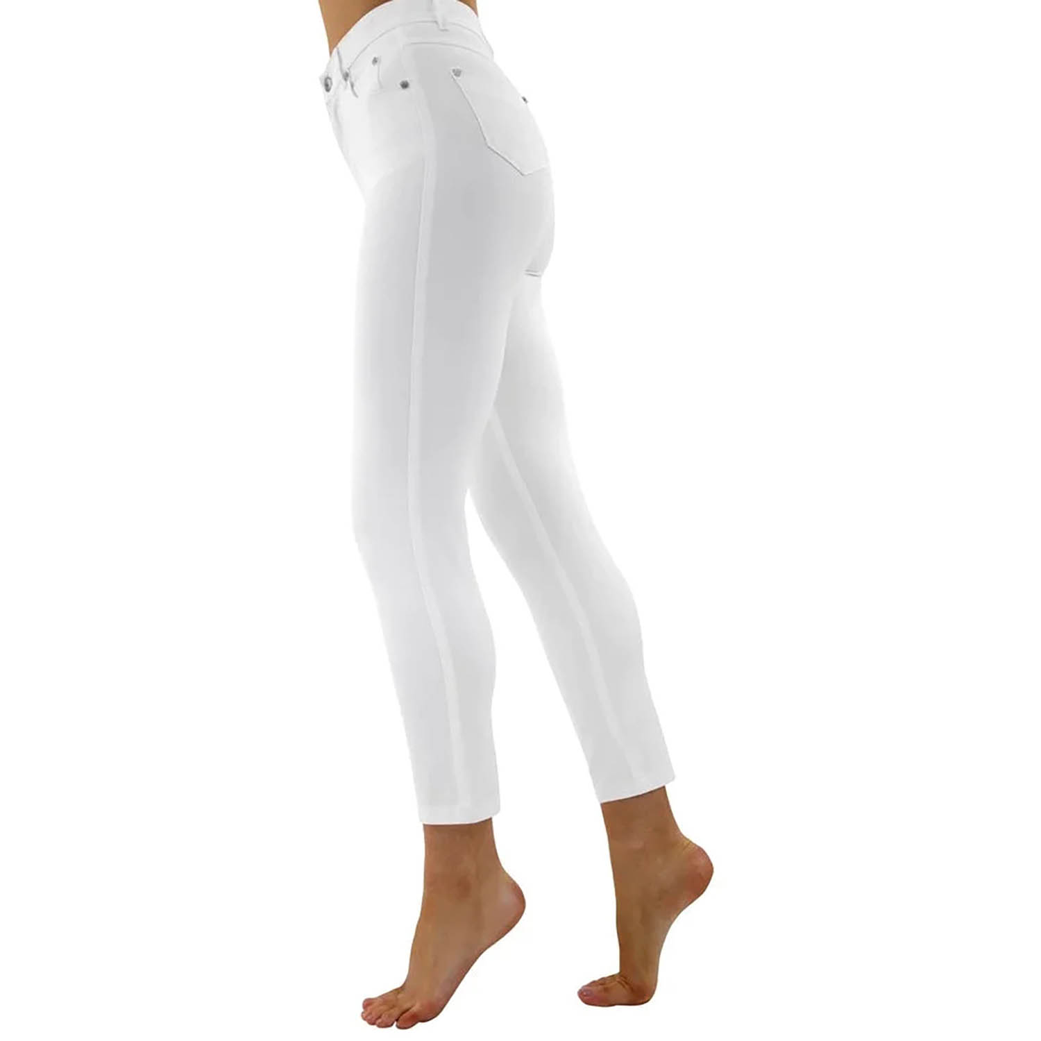 MARBLE Ankle Grazer Jeans in White - 2400 1 2400102