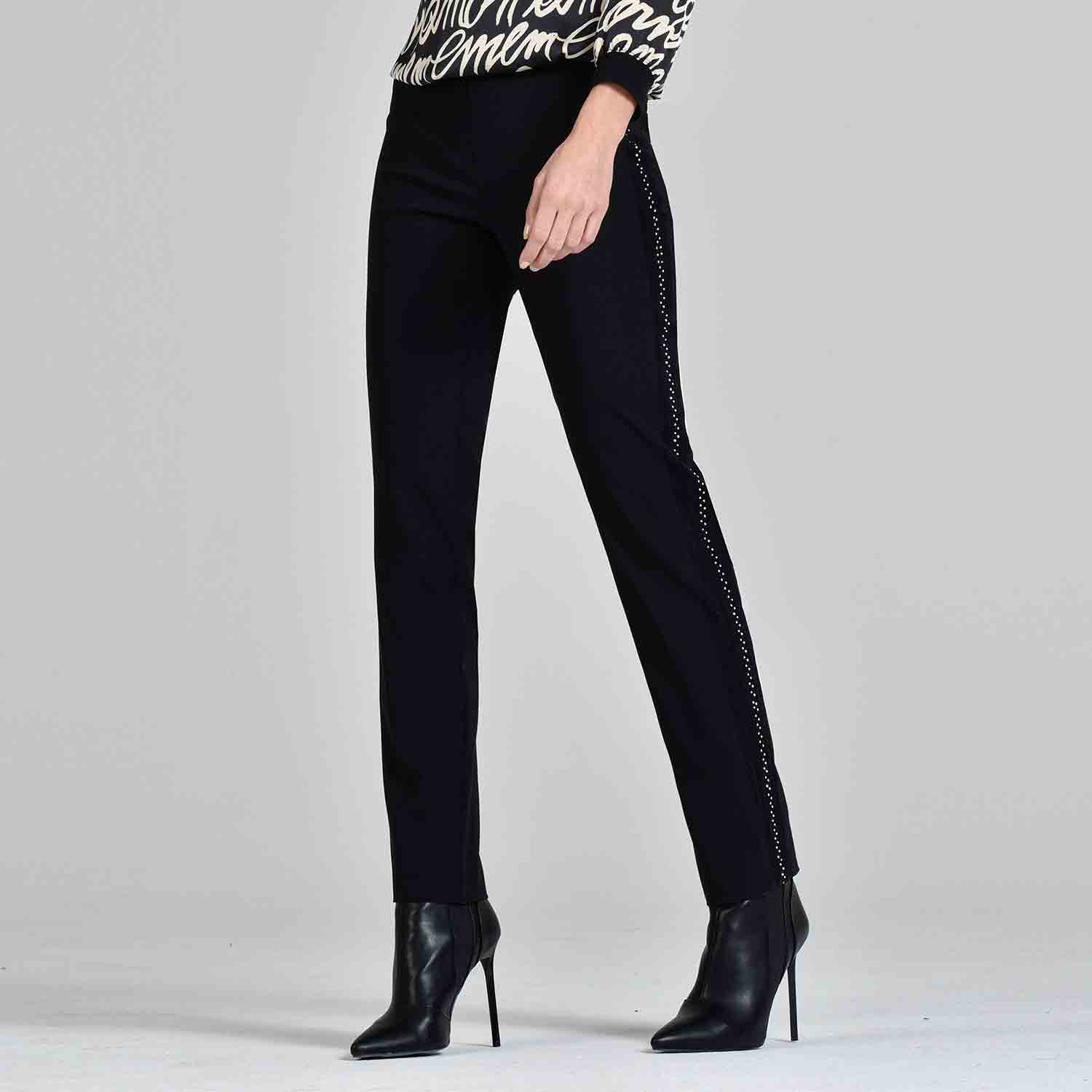 ROBELL Marie with Silver Studs in Black - 51532-5499 2 221 51532 05499S