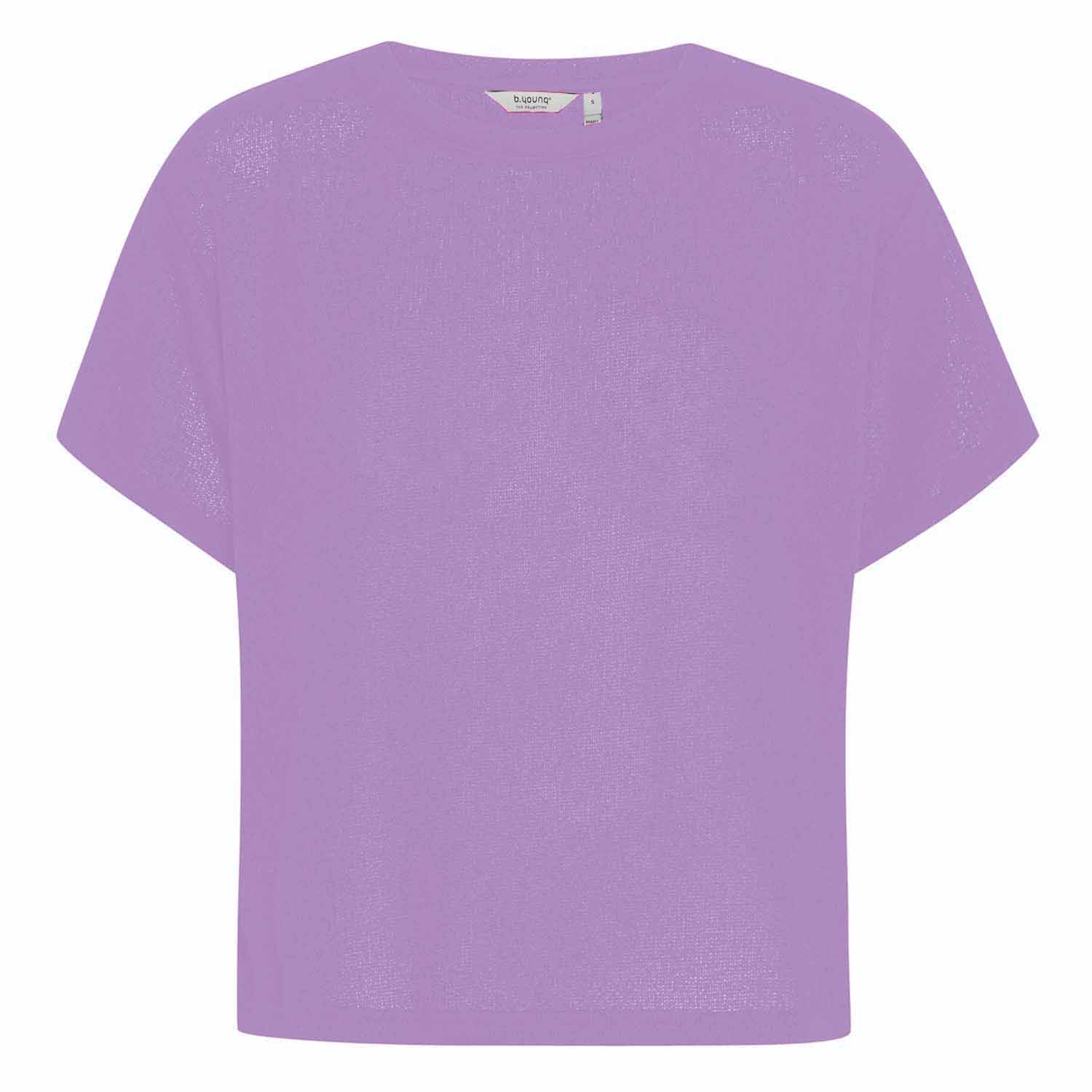B YOUNG Knitted T-shirt in Orchid Bloom - 20814640 1 20814640orchid
