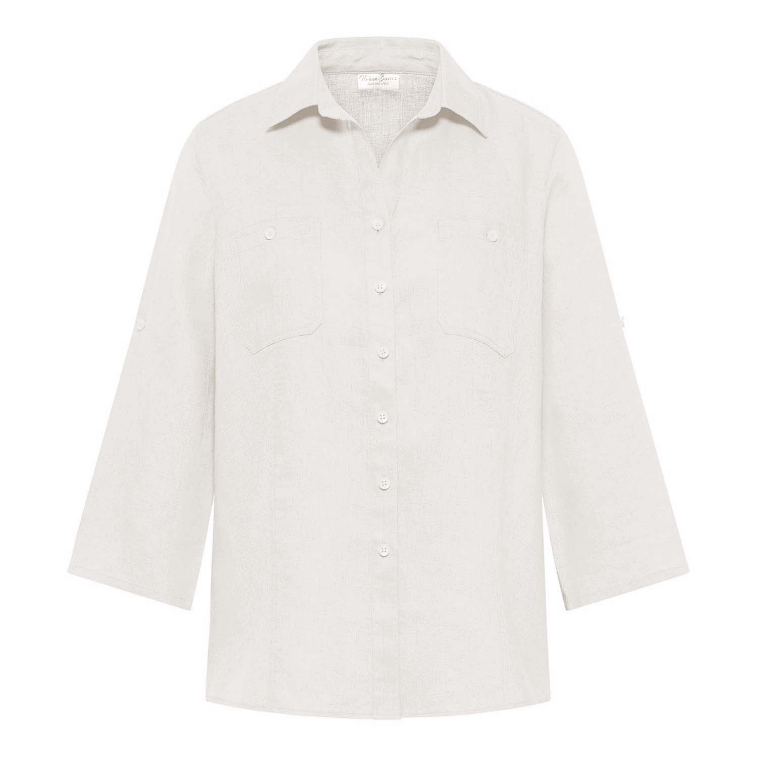 BARBARA LEBEK Button Down Blouse in Off-White - 65190042 1 65190042white