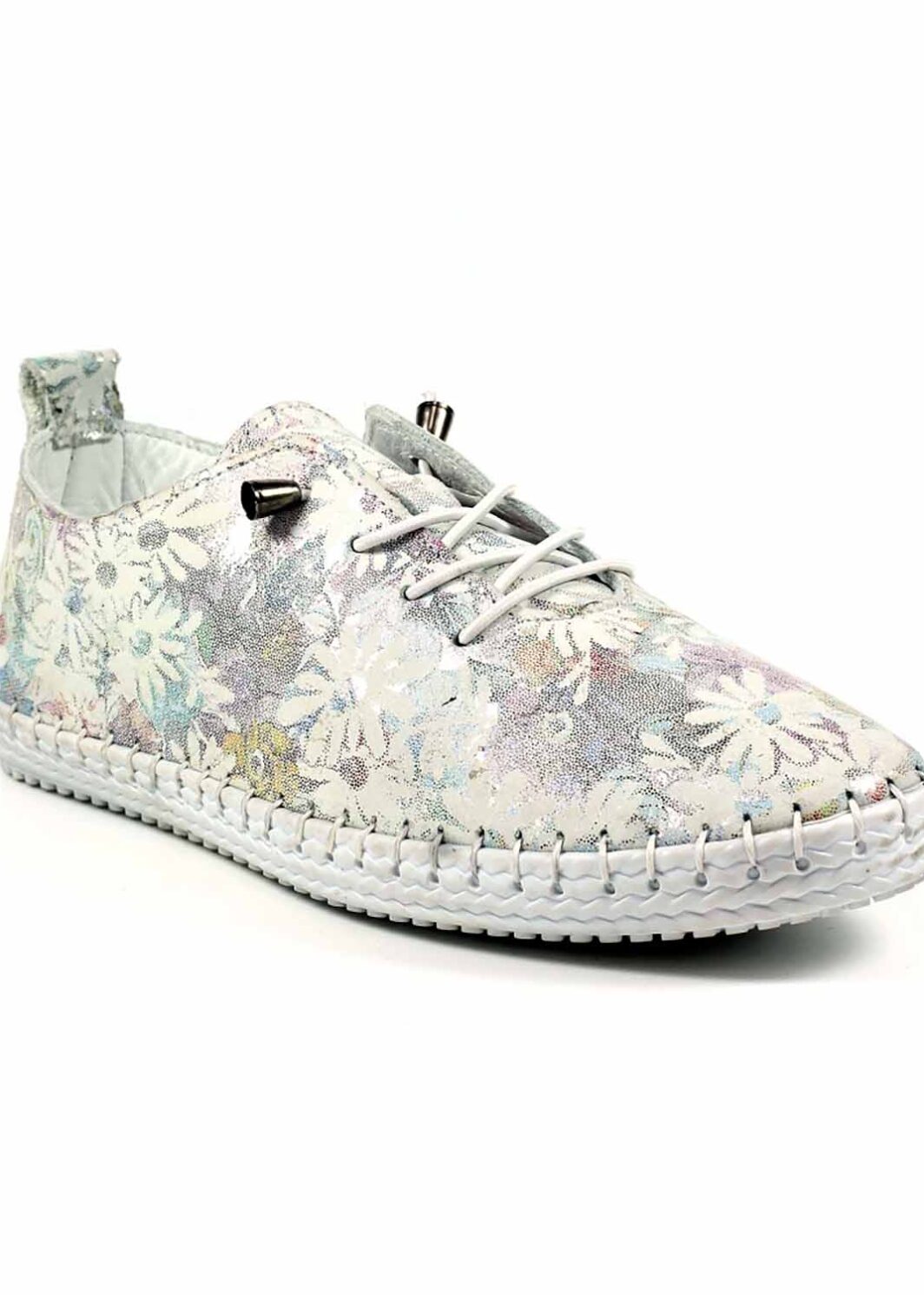 ellington floral leather plimsoll p6456 376021 image