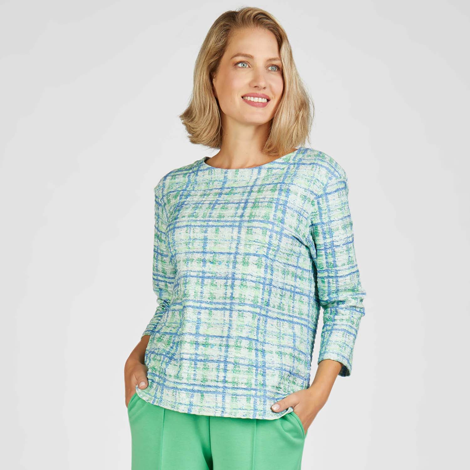 RABE Knitted Top in Blue - 52-214355 1 52 214355 2354