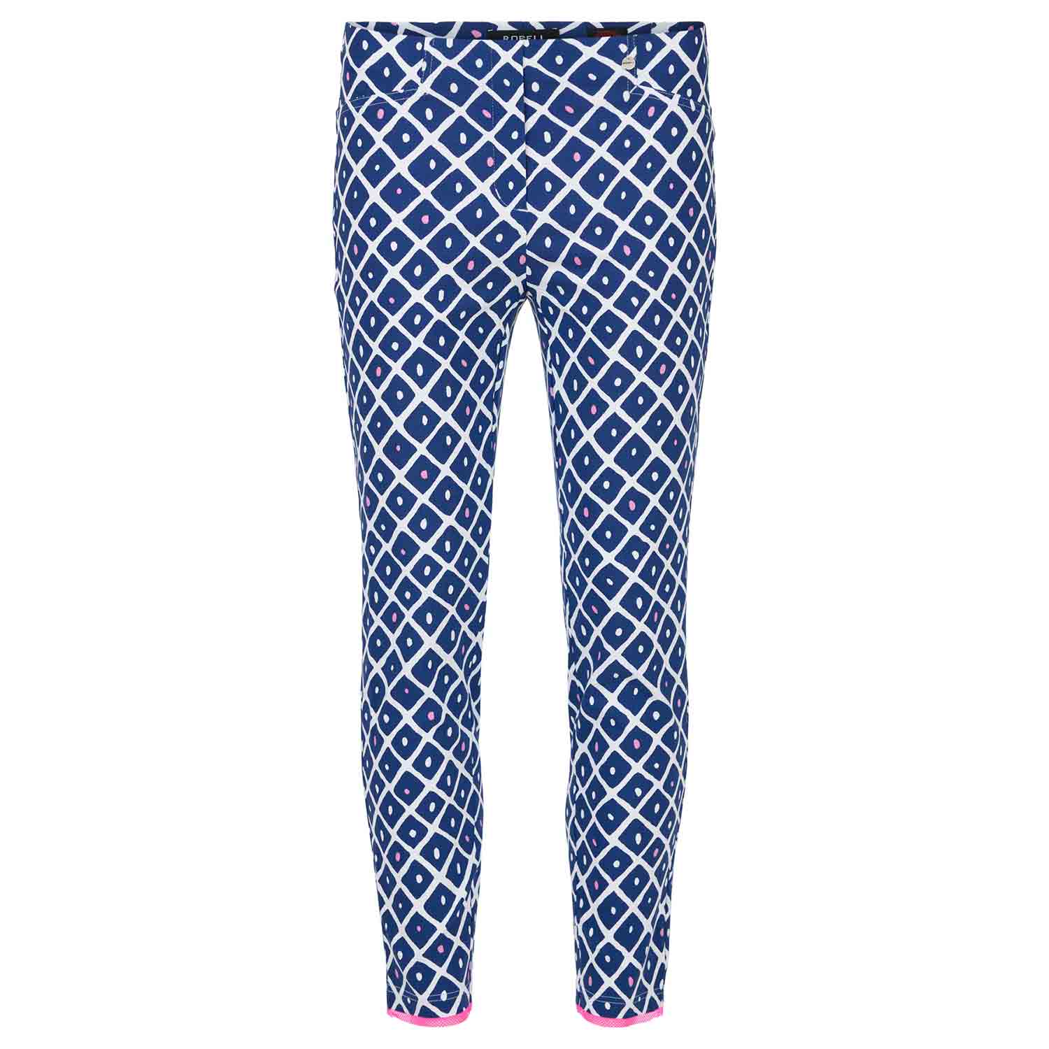 ROBELL ROSE09 Cala Geo Ankle Grazer 7/8THS 68CM-NAVY/WHITE - 51611-5666 1 152 51611 05666 69A