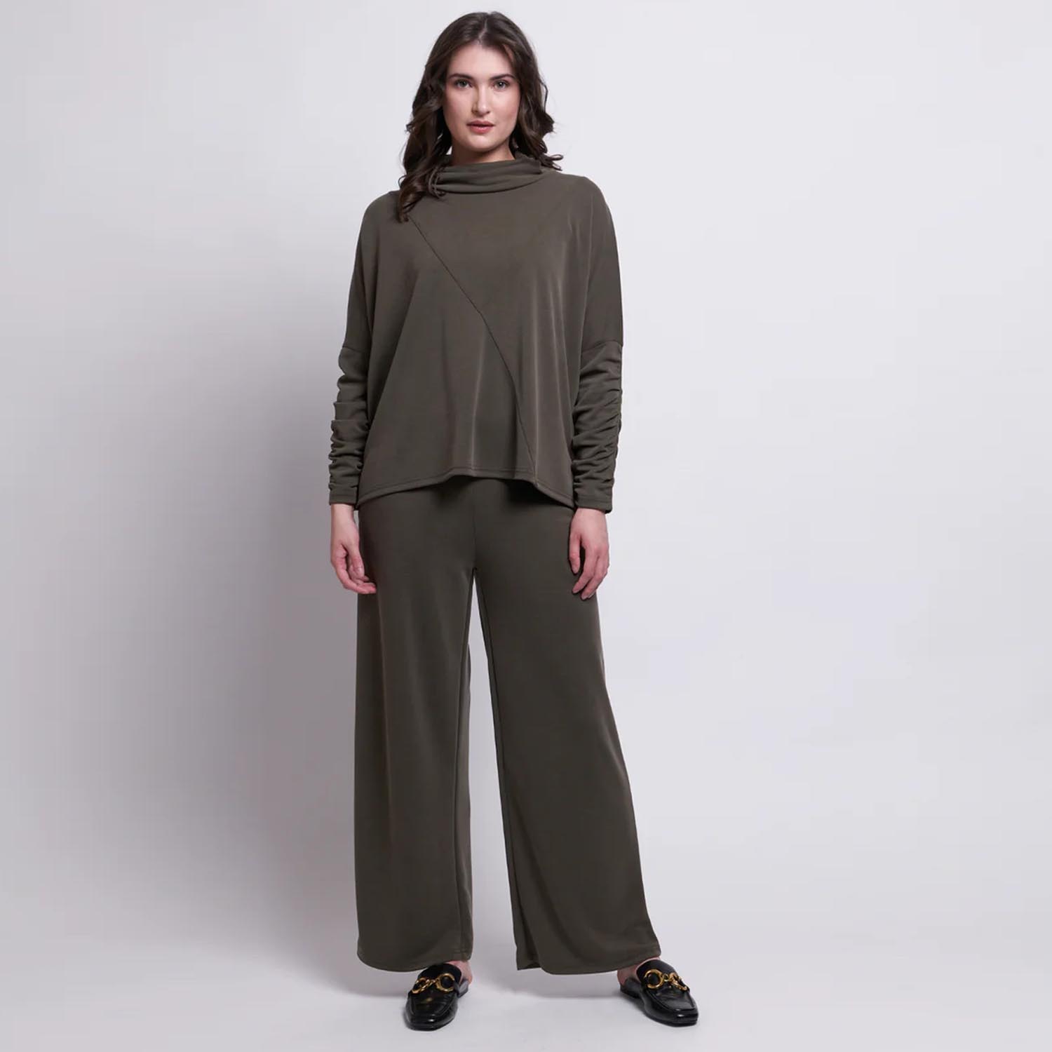 FOIL So Fa So Good Trousers in Khaki - FO7598 1 FO7598 sofa khaki3