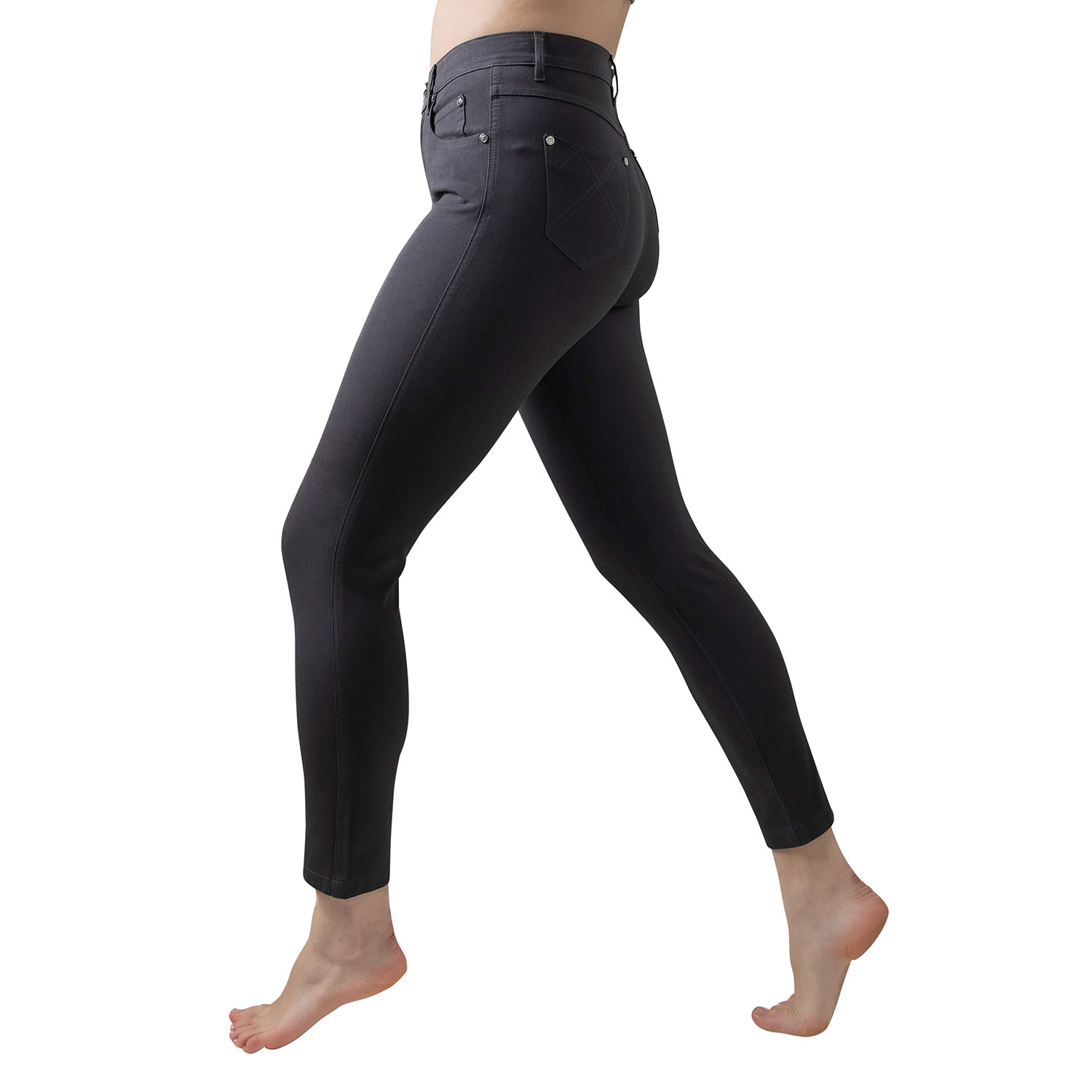 MARBLE Ankle Grazer Jeans in Charcoal - 2400105 1 2400 105