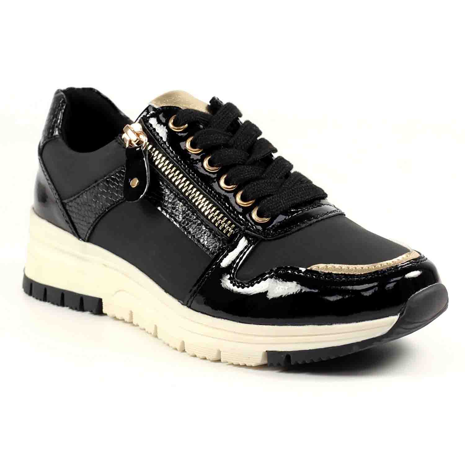 LUNAR Sammy Black Trainer - DLB022 1 sammy black trainer p6202 367023 image