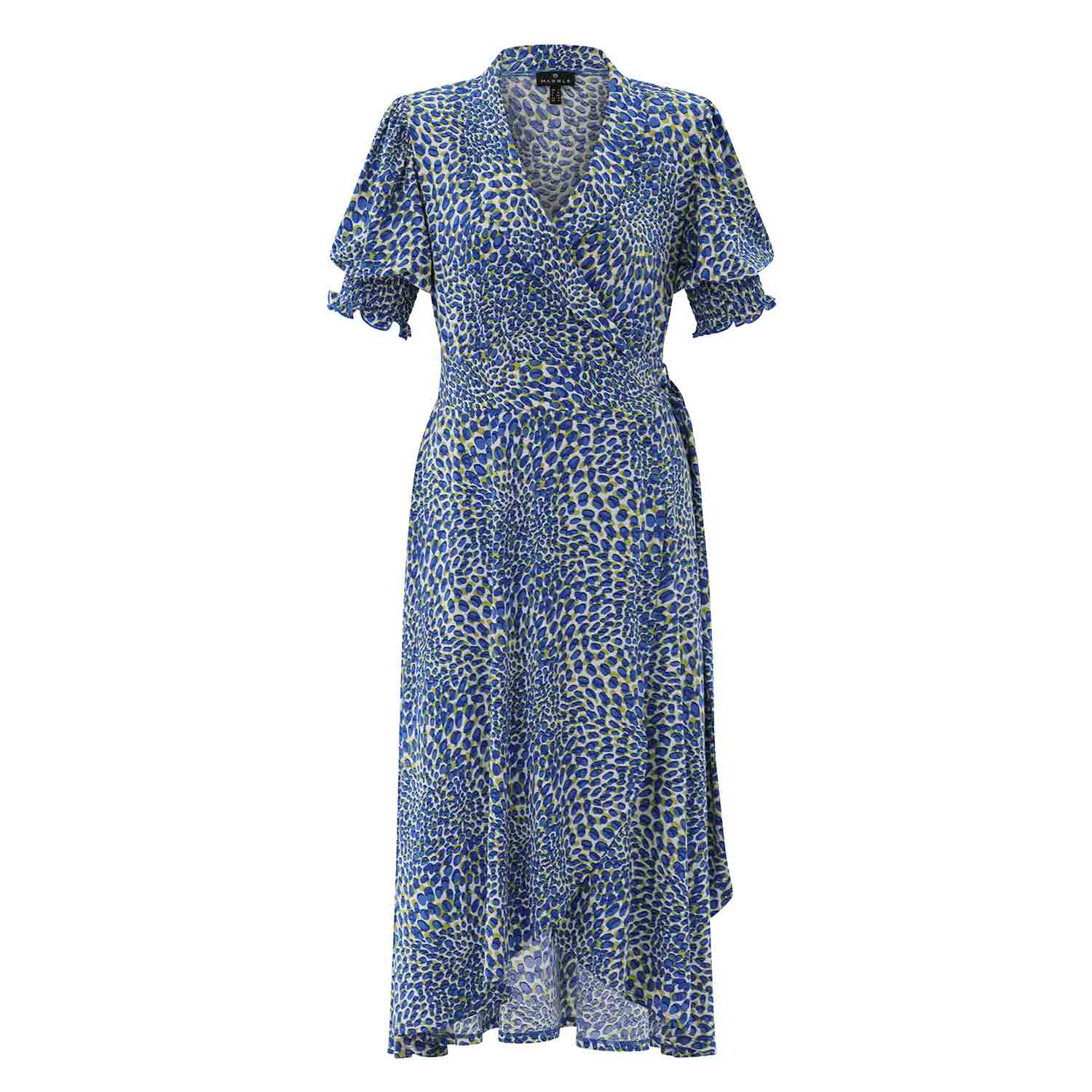 MARBLE Short Sleeve Dress in Cobalt - 7927 3 7927 153