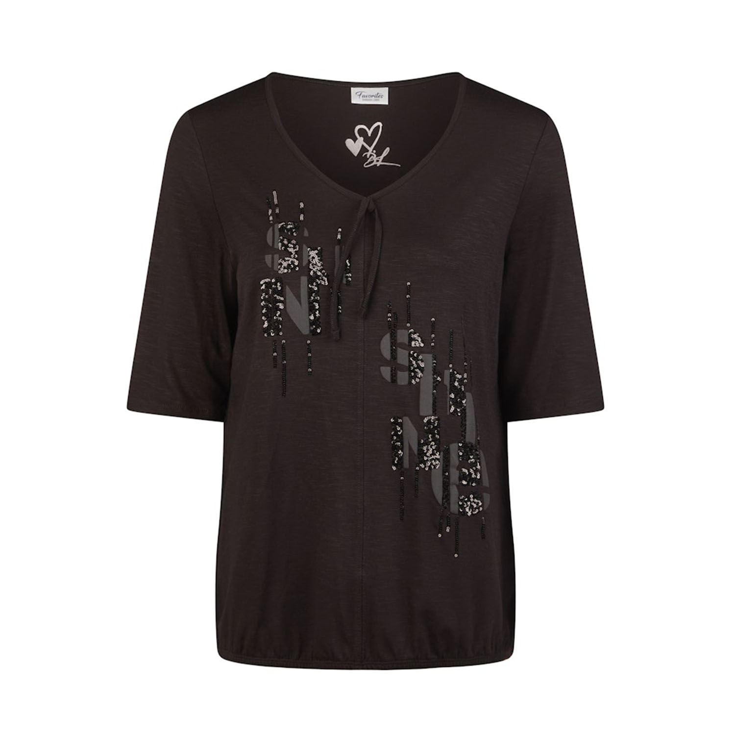 BARBARA LEBEK 75530052 T-SHIRT-BLACK 1 75530052