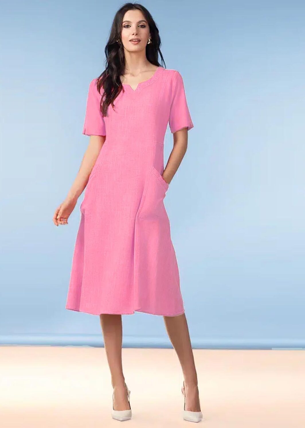 ALISON SHERI A47060 DRESS-PINK