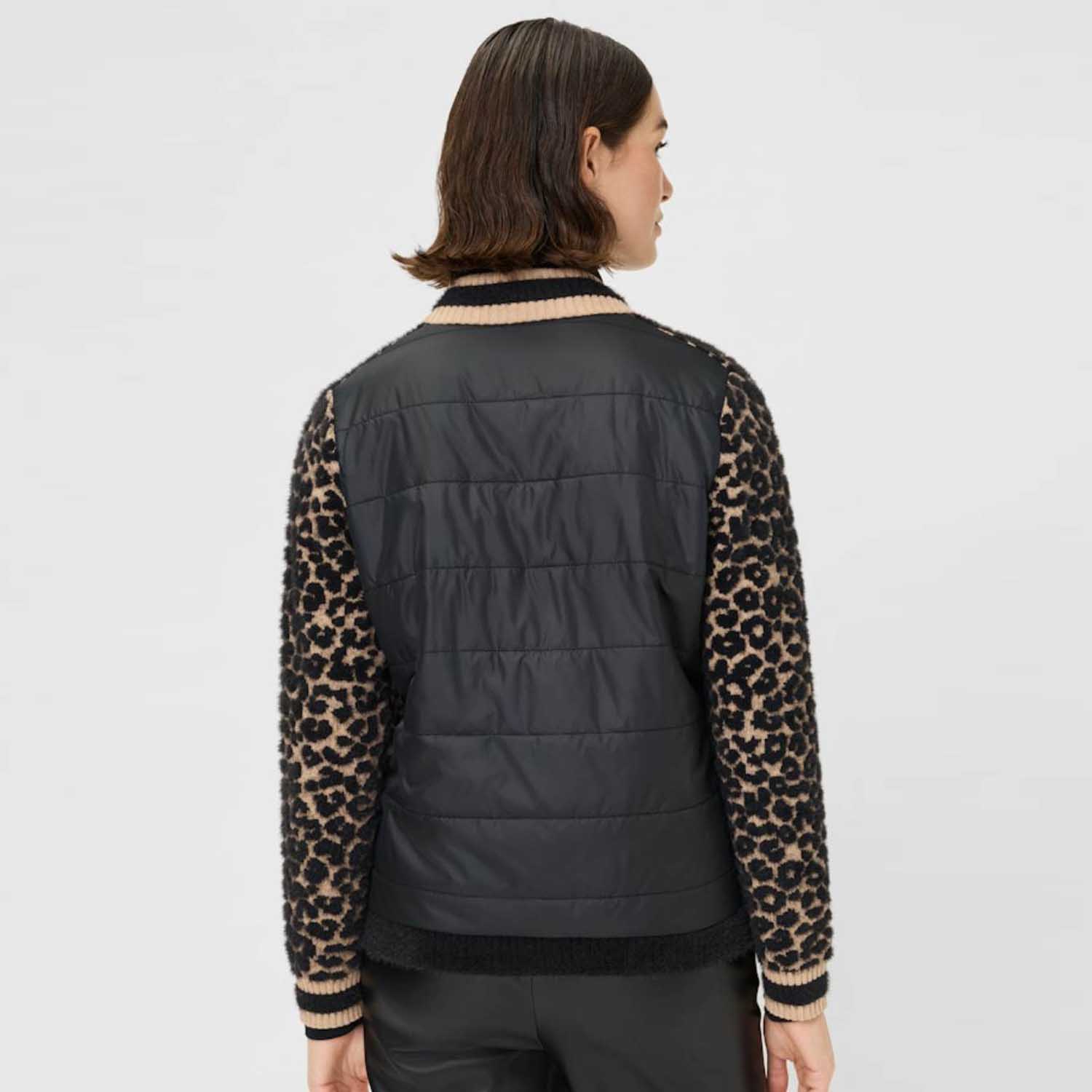 OLSEN 11004704 JACKET CARDIGAN-BLACK 2 Olsen Urban Wild 25 10 02 80000 11004704 2
