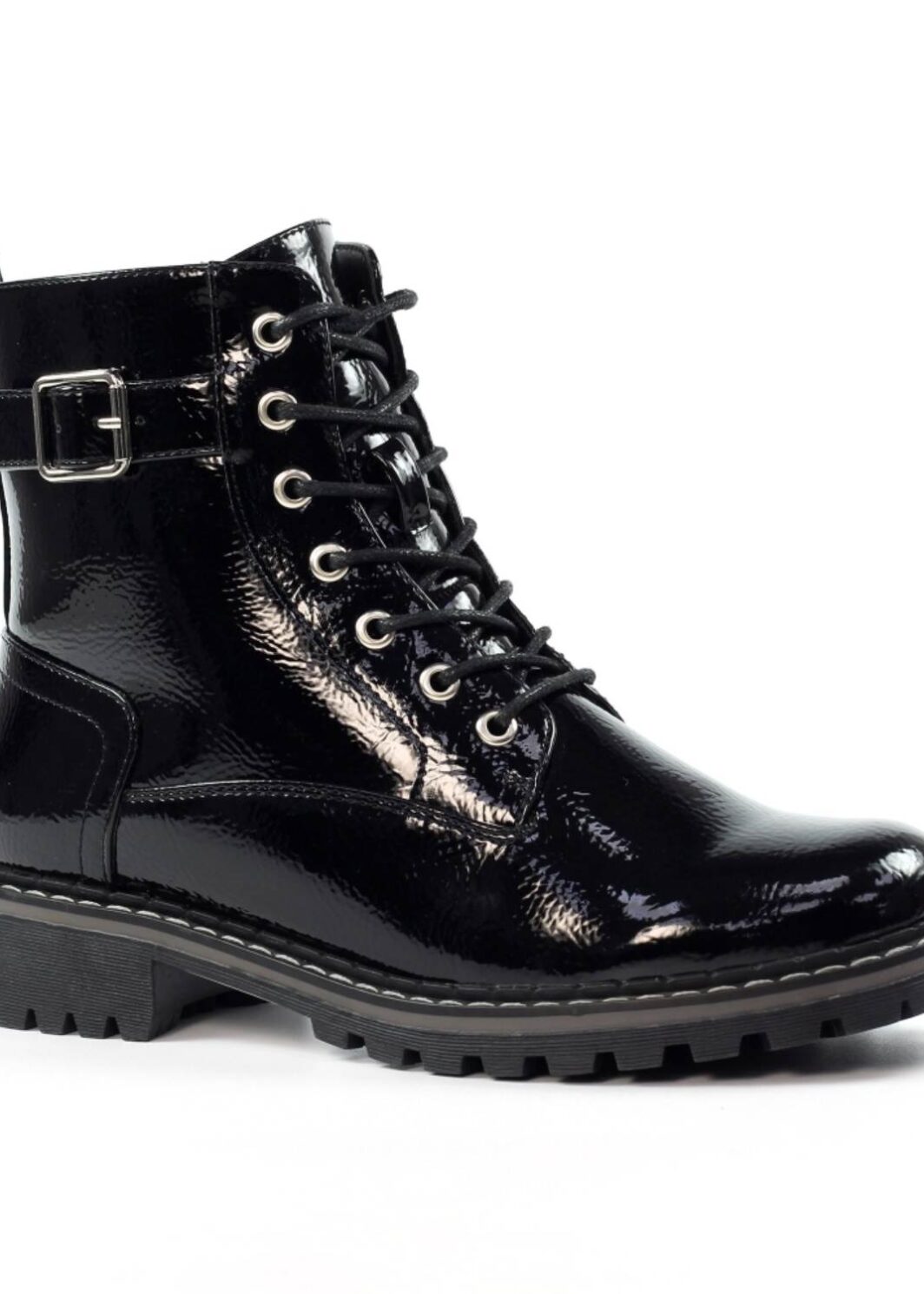parlour black patent ankle boot p6949 394623 image