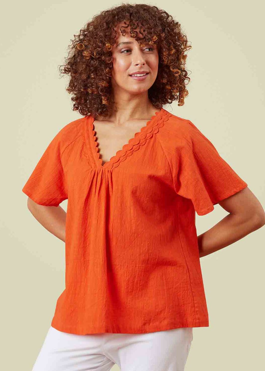 632720CC583 orange top