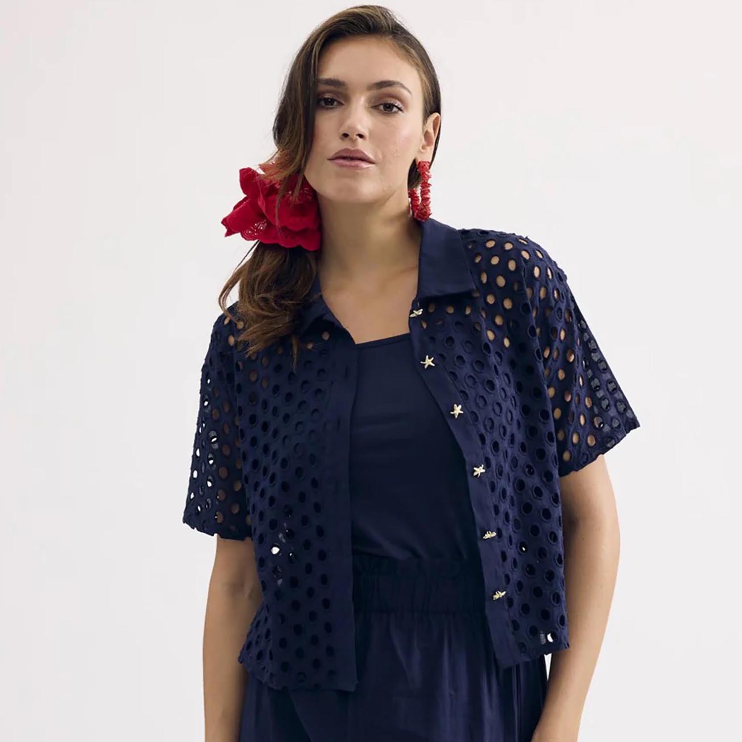 LEO&UGO JE924 CARDIGAN/JACKET-NAVY 1 LEO&UGO JE924 CARDIGAN/JACKET-NAVY