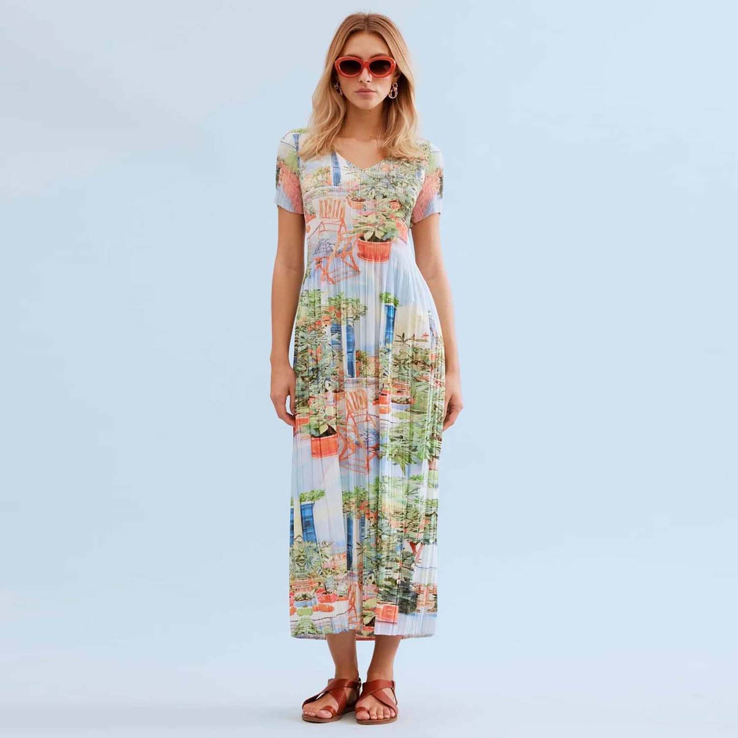 LEO&UGO KER314 DRESS-MULTI 1 LEO&UGO KER314 DRESS-MULTI