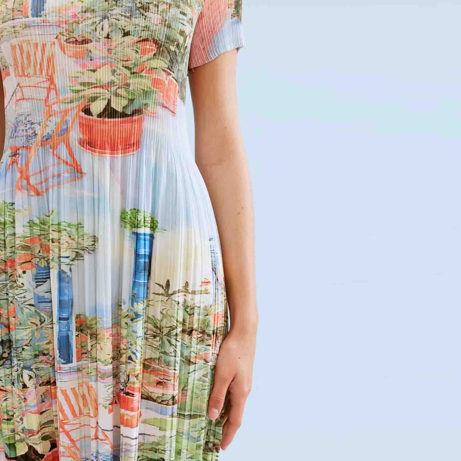 LEO&UGO KER314 DRESS-MULTI 3 LEO&UGO KER314 DRESS-MULTI - Image 3