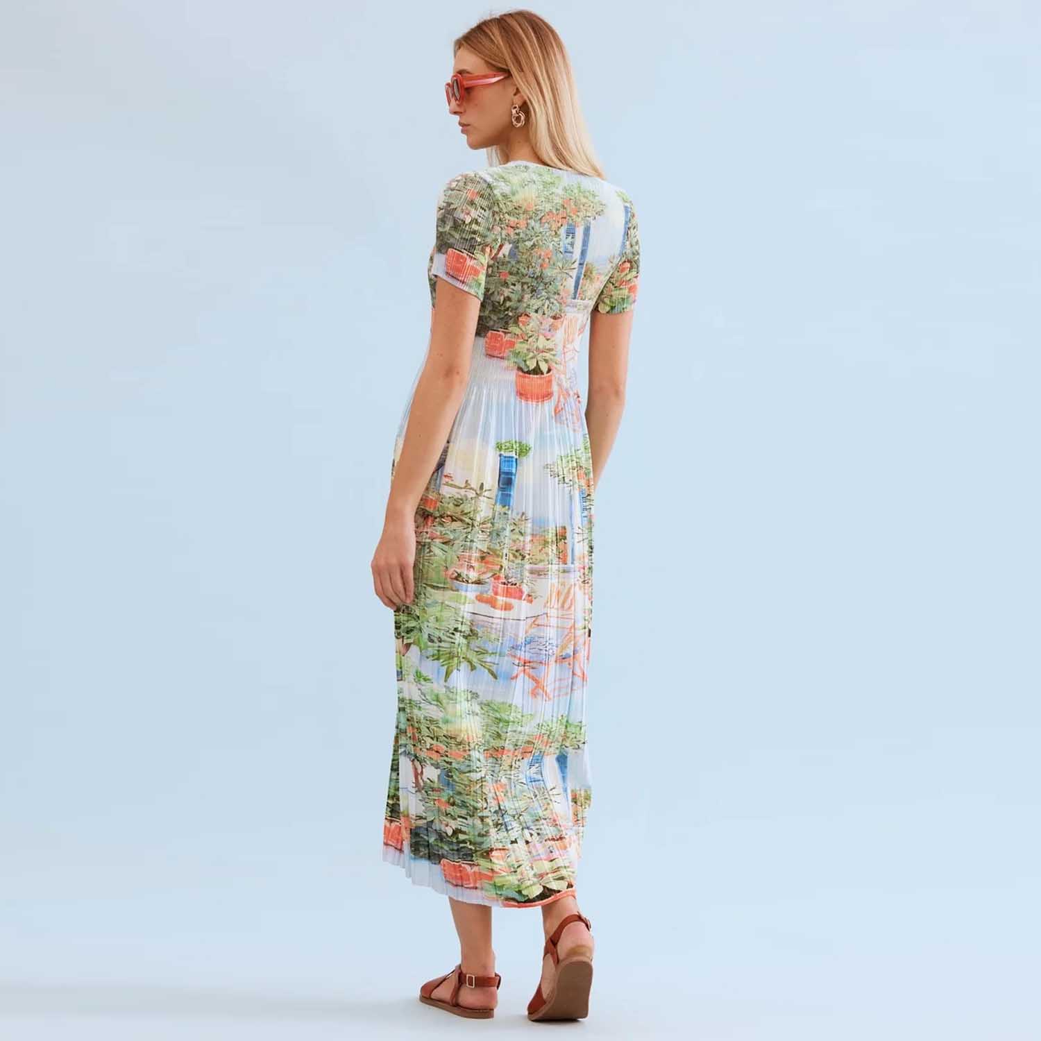 LEO&UGO KER314 DRESS-MULTI 2 LEO&UGO KER314 DRESS-MULTI - Image 2