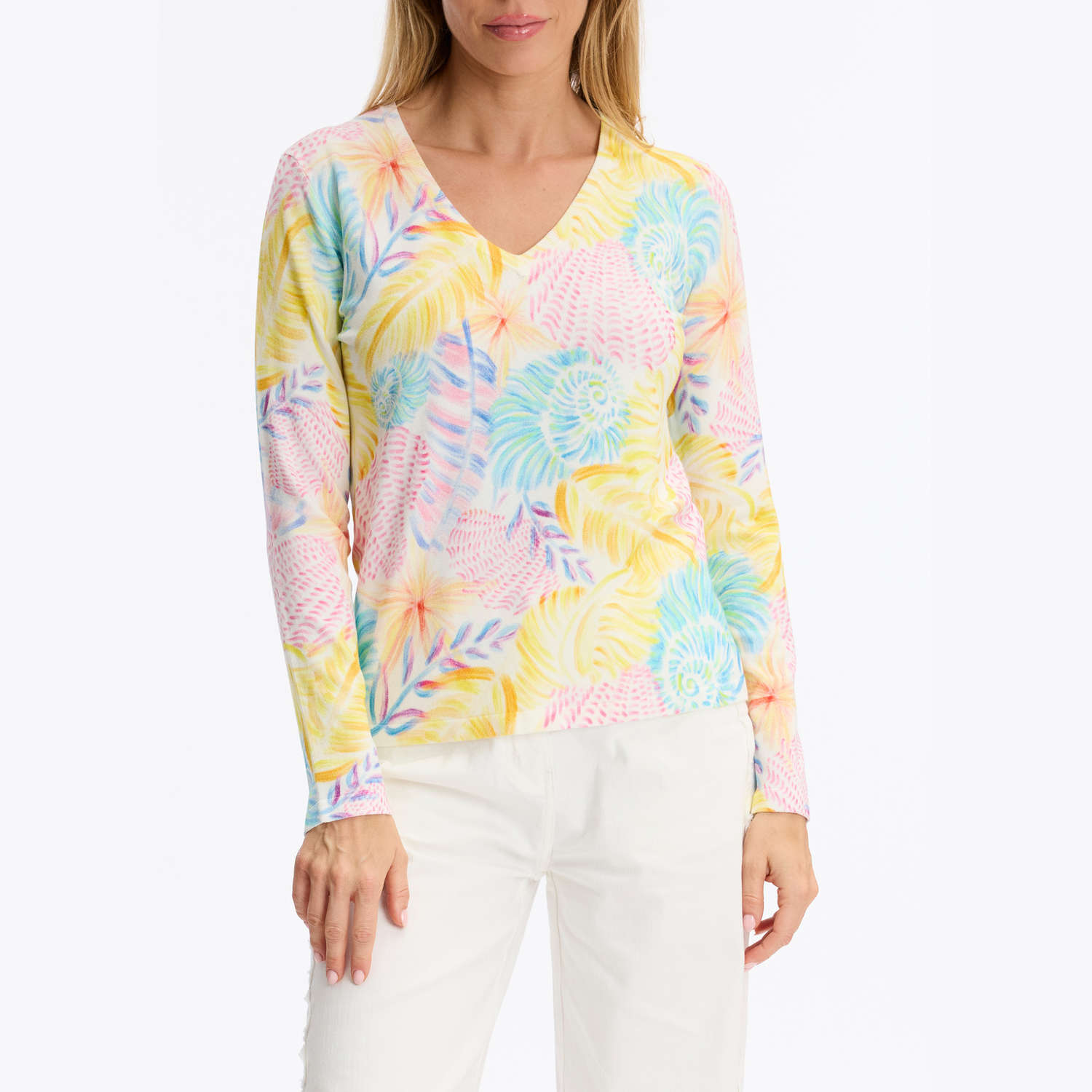 LEO&UGO PE448 JUMPER-MULTI 1 yellow jumper