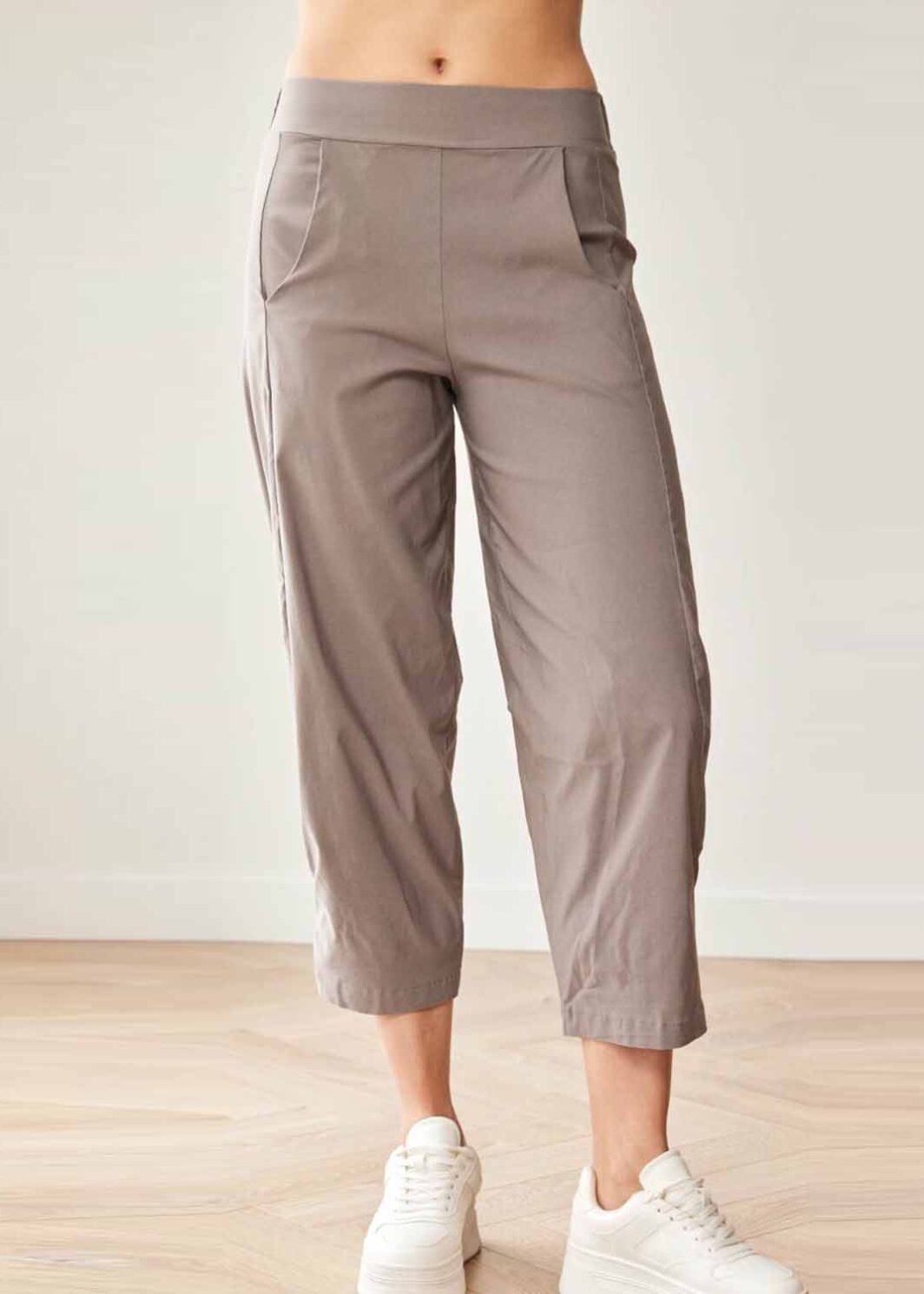 PERUZZI SS26503L SLOUCH TROUSERS-TAUPE