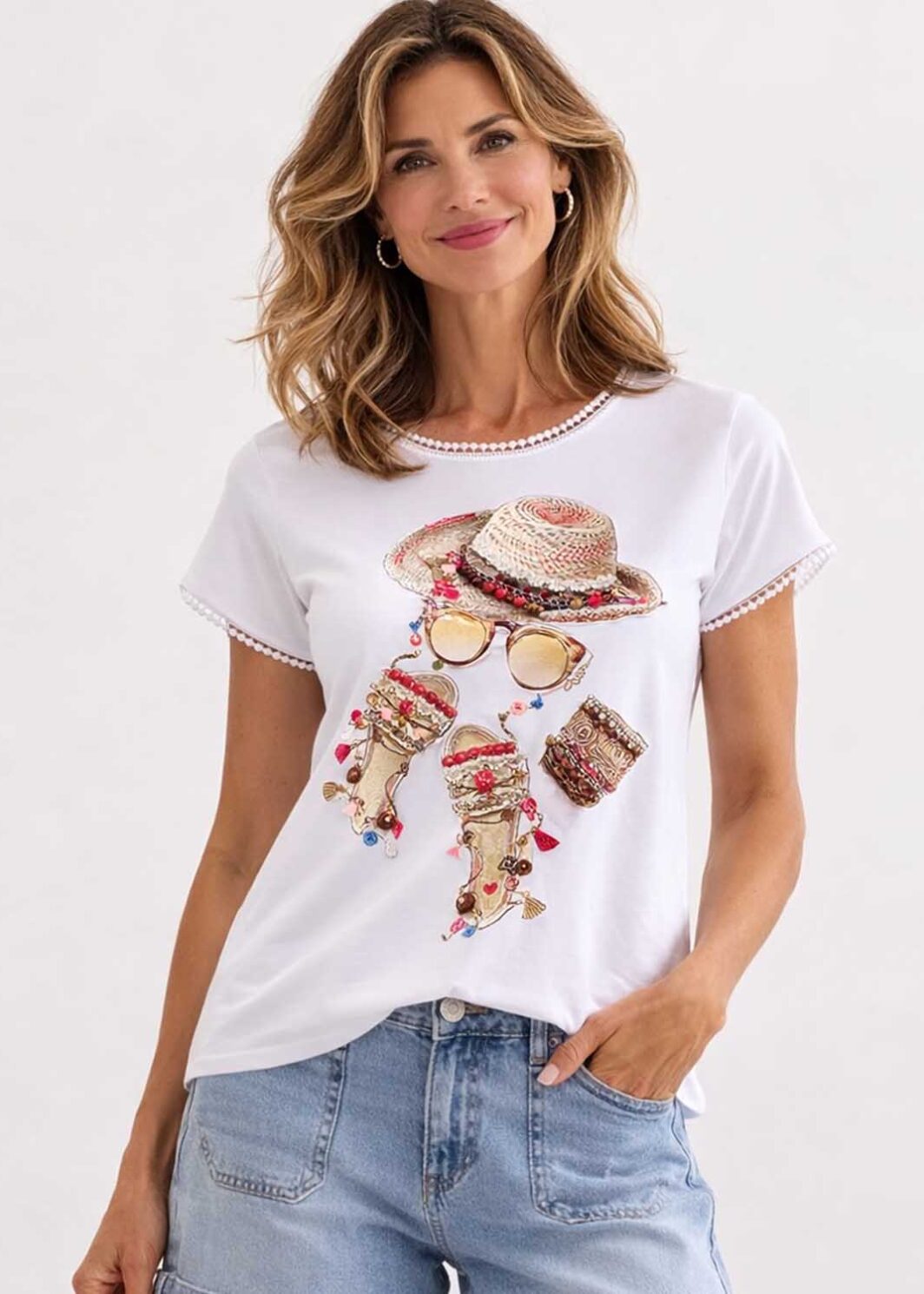 LEO&UGO TEJ983 TOP-WHITE
