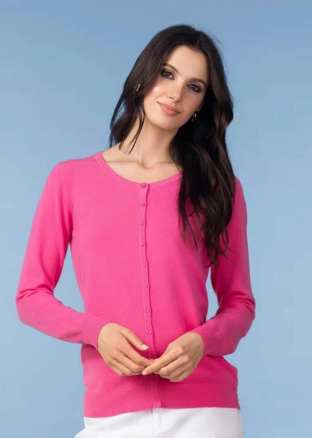 ALISON SHERI YRE701 CARDIGAN-PINK