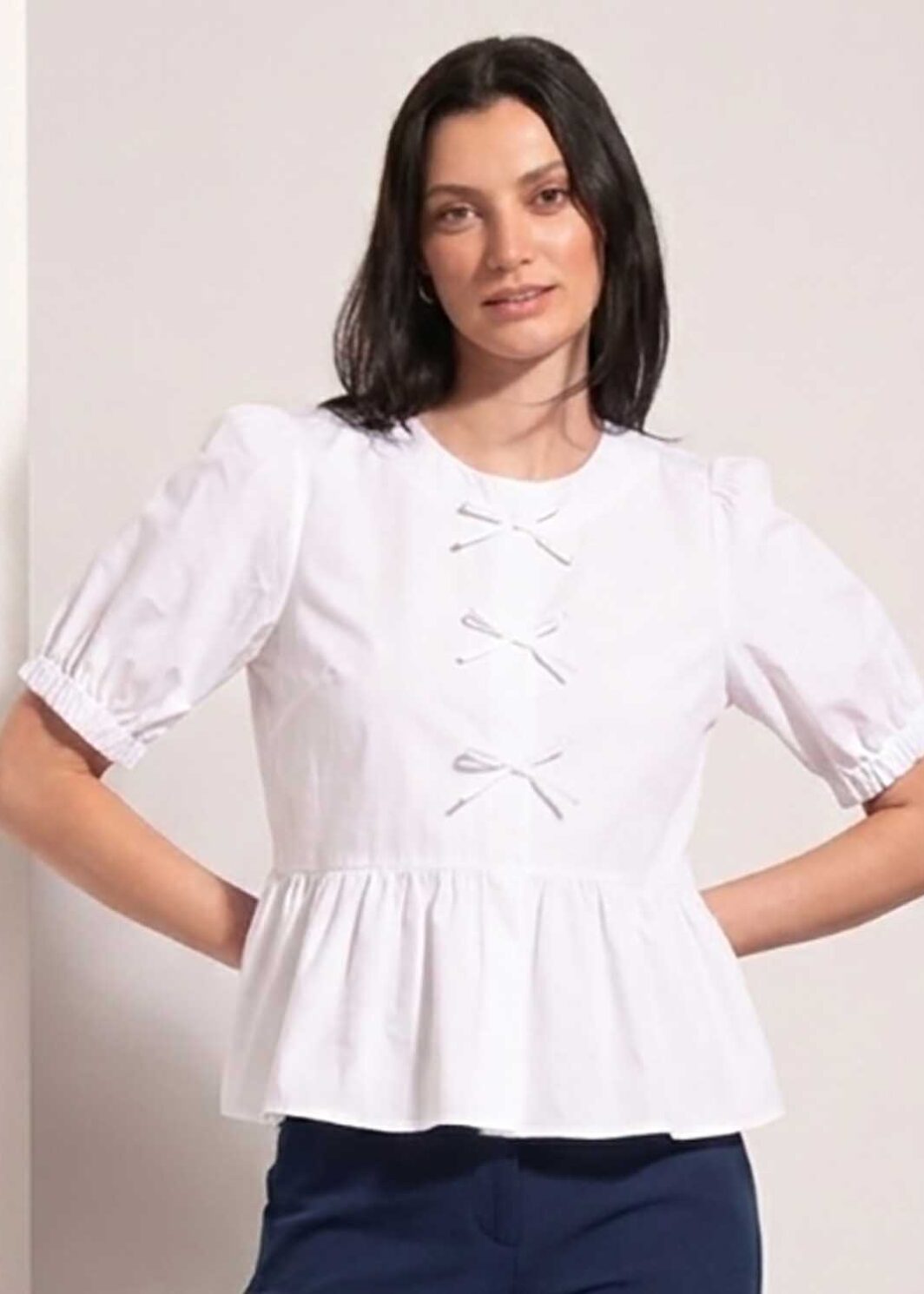 FOIL FO8204 MY TIE TOP-WHITE