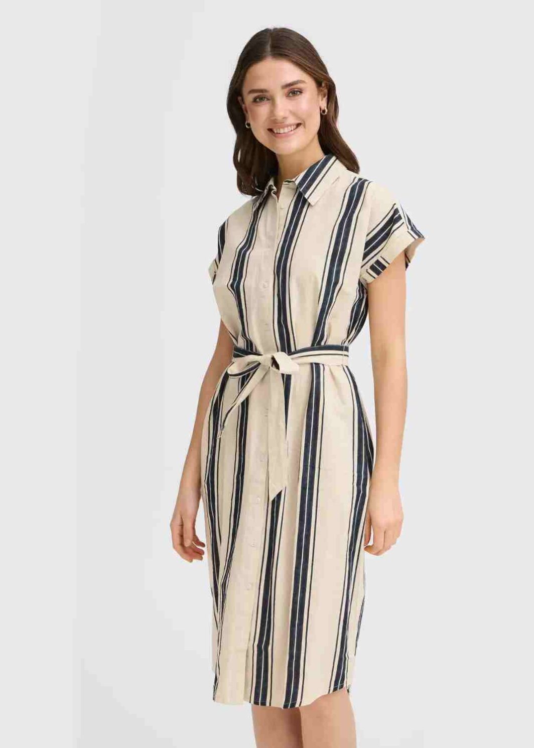 FRANSA 20617562 DRESS-STRIPE FRMADDIE