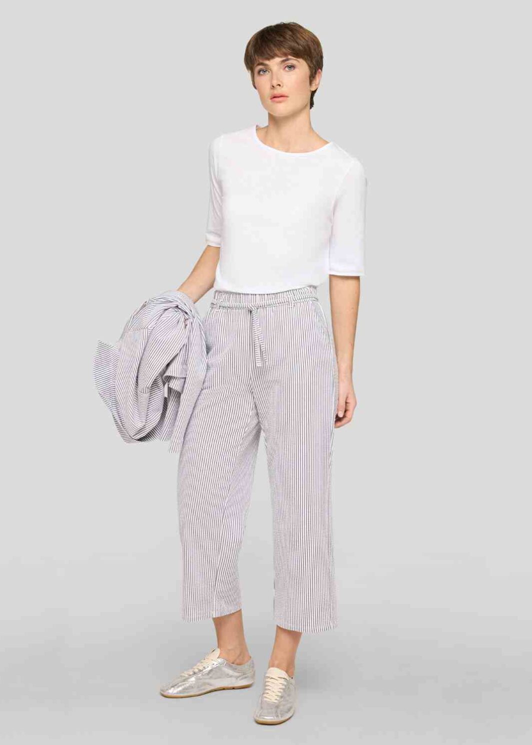 RABE 56-117451 TROUSERS-LIGHT GREY