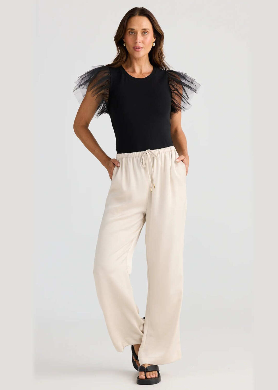 BRAVE&TRUE BT25390 TROUSERS-OYSTER