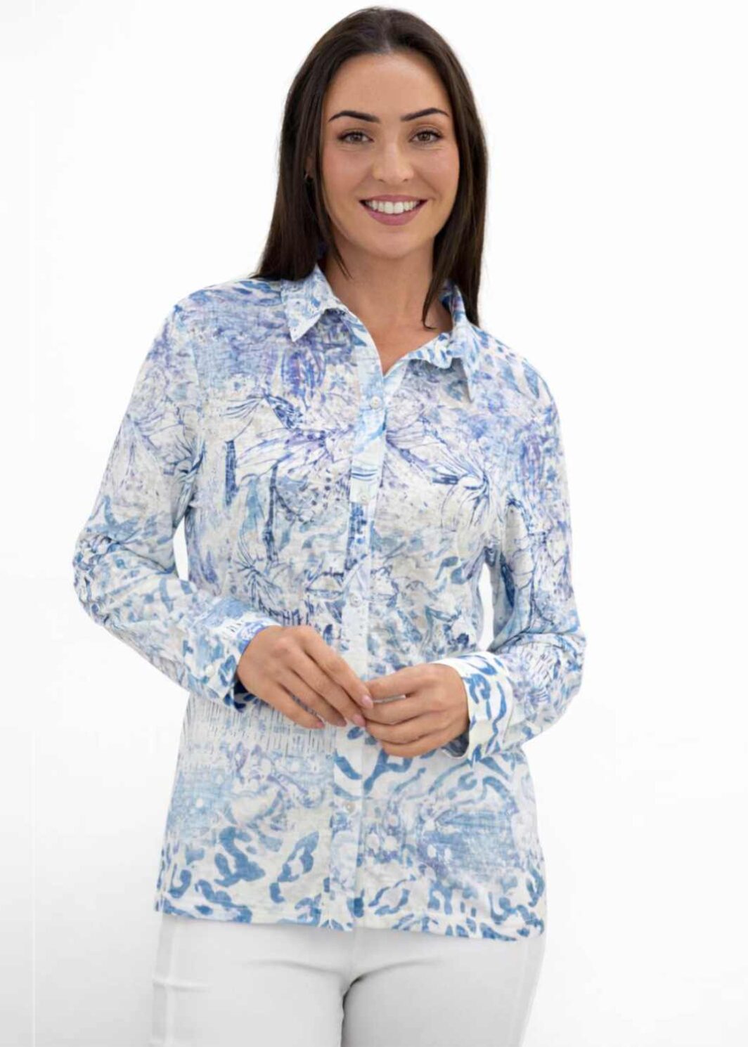 JESSICA GRAAF TOP 31402-020-BLUE/WHITE